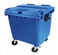 Conteiner C1000az 1000L Roda S/pedal Az
