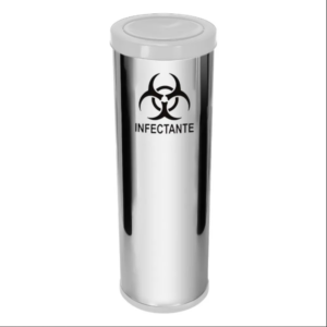Lix Inox 24*70 C/tp Meia Esf 30LT Bc