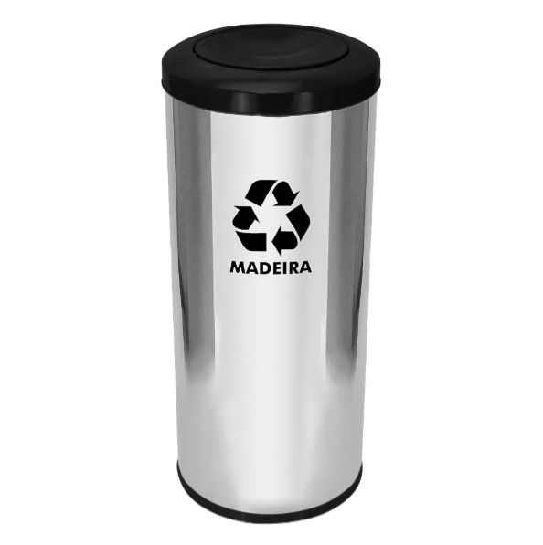 Lix Inox 30*70 C/tp Meia Esf 50LTS Pt