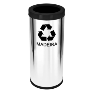 Lix Inox 30*70 Aro Preto 50 Lts
