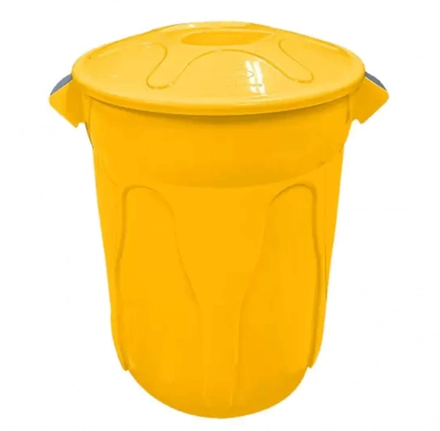 Cesto 100LTS C/tp Amarelo