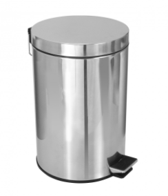 Lixeira Cesto Inox C/pedal 12 Lts