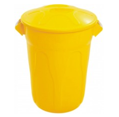 Cesto 40LTS C/tp Amarelo
