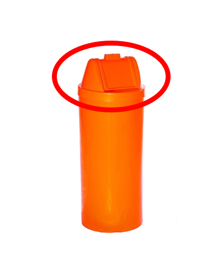 Tampa Vai/vem Laranja Lix 50LT