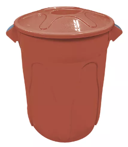 Cesto 60LTS C/tp Marrom Mod Novo