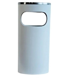 Cinzeiro Lix Branco Texturizado