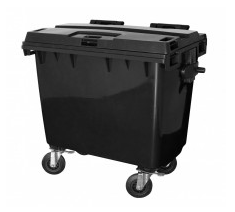 Conteiner C660pr 660L C/roda S/pedal Pt