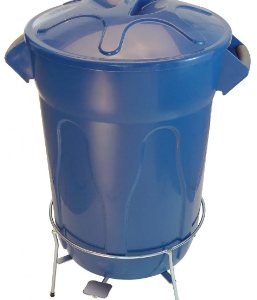 Cesto 40LTS Pedal Arm Ferro Azul