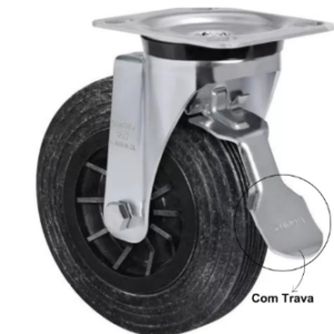 Roda Conteiner 600/1000LT C/trava
