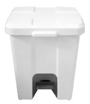 Cesto 30LT Pedal Plast Quad Aro Bc
