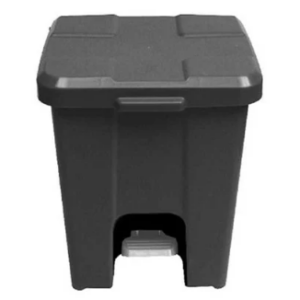 Cesto 30LT Pedal Plast Quad Aro Pt