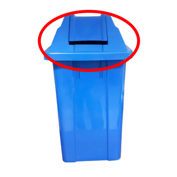 Tampa Cesto Quad 60L Vai-vem Azul