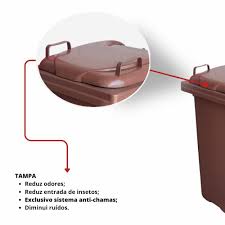 Tampa P/ Conteiner 240 Lts
