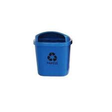 Cesto Col Sel 40LT Metal S/poste Azul