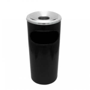 Cinzeiro Lix Plast C/aro Alum Preto