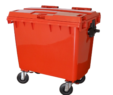 Conteiner C660lr 660L C/roda S/pedal Lr