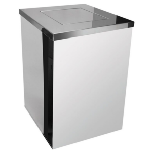 Lix Inox Quadrad 24*60*24 C/ Aro 36L