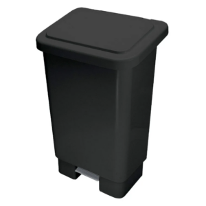 Cesto 50LT Pedal Plast Retang Pt