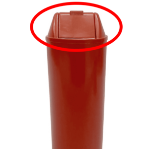 Tampa Vai/vem Vermelho Lix 50LT