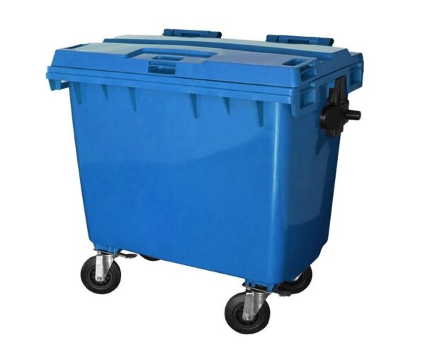 Tampa P/ Conteiner 660 Lts Azul