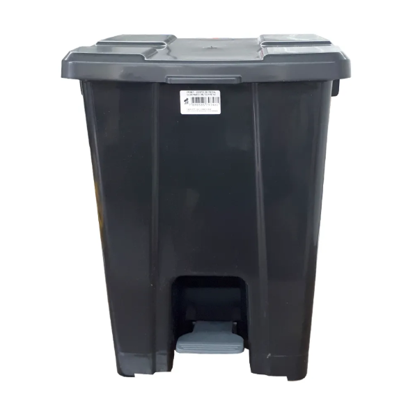 Cesto 25LT Pedal Plast Retang Pt
