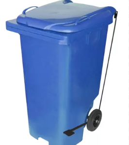 Conteiner C120paz 120L C/roda C/pedal Az