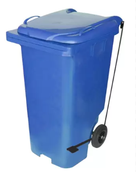 Conteiner C120paz 120L C/roda C/pedal Az