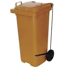 Conteiner C120pmr 120L C/roda C/pedal Mr