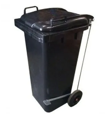 Conteiner C120ppr 120L C/roda C/pedal Pt