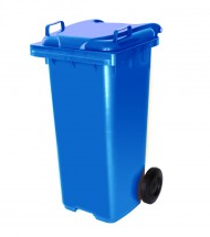 Conteiner C120az 120L C/roda S/pedal Az