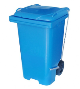 Conteiner C240paz 240L C/roda C/pedal Az
