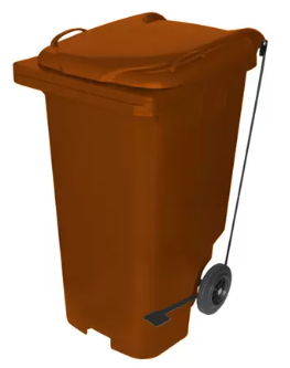 Conteiner C240pmr 240L C/roda C/pedal Mr