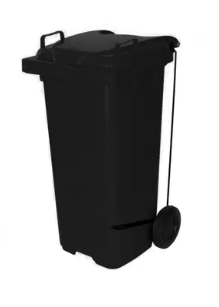 Conteiner C240ppr 240L C/roda C/pedal Pt
