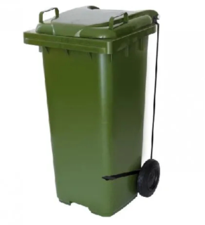 Conteiner C240pvd 240L C/roda C/pedal Vd