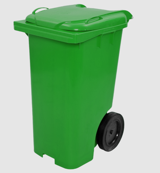 Conteiner C240vd 240L C/roda S/pedal Vd