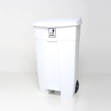 Conteiner 220 Lts C/roda S/pedal Branco