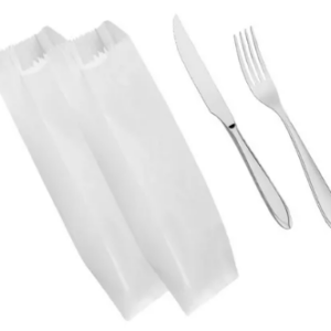 Saco Talher 7*25 Papel Branco 500UN
