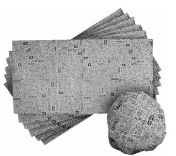 Papel C/pelic 25G 30*38 500UN Tera Sushi