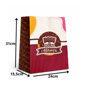 Saco Sos G 24*15,5*31CM 50UN Vino