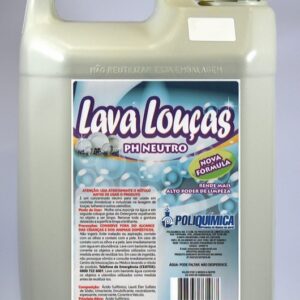 Detergente Neutro Lava Louca 5LT Poliq