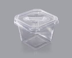 Pote Sobremesa Quad 250ml C/10 UN Pratic