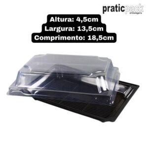 Sushi I 18,5*13,5CM C/ 10 UN Praticpack