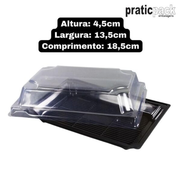 Sushi I 18,5*13,5CM C/ 10 UN Praticpack