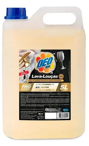 Detergente Lava Louça Neutro 5LT Deo