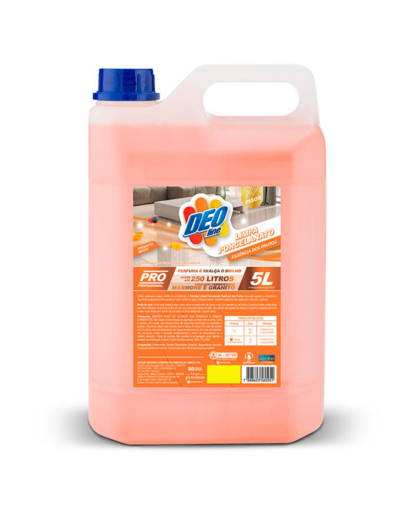Limpa Porcelanato Frutos 5LT 1:50 Deolin
