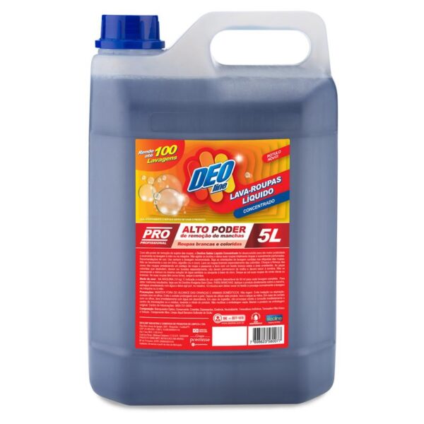 Sabao Liquido Poder Remocao 5LT Deoline