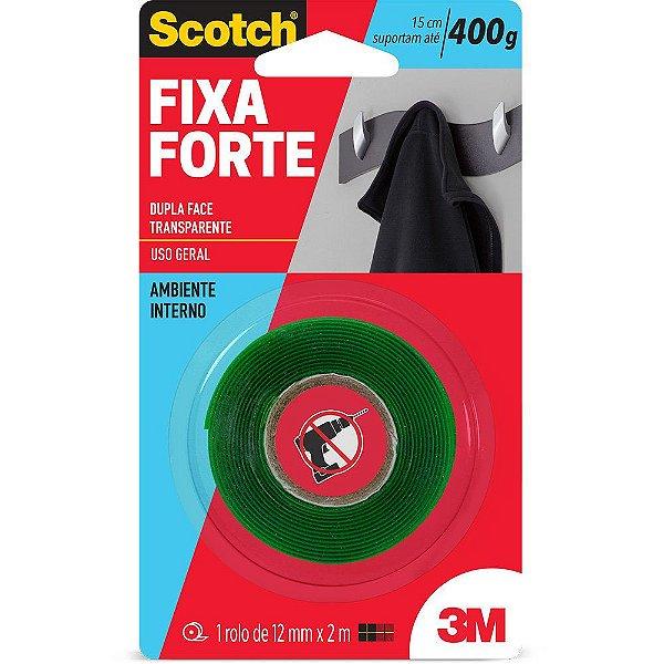 Fita Dupla Face Fixa Forte Scotch 2MT