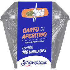 Garfo Aperiti Cristal Pote 180UN Gsc-533
