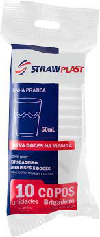 Copo Brigadeiro 50ml Br 10UN Cpb-050