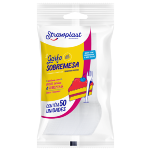 Garfo Sobremesa Branco 50UN Gsb-520